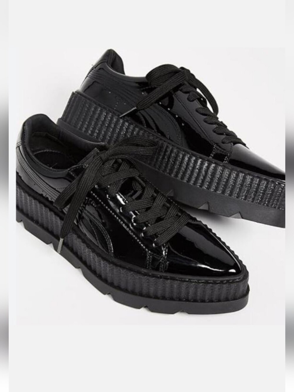 Puma Pointy Creeper Fenty Rihanna Platform Shoes Used Once Black Size 7